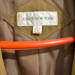 Women’s suede jacket.